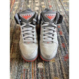 Size 10- Nike Air Flight Falcon Wolf Grey Orange Used